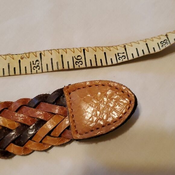 COMECO genuine snakeskin belt size 37 - Picture 7 of 7